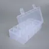 Caja de Almacenamiento de Plástico Transparente Desmontable Grande de 12 Compartimentos para Gomas Elásticas, Cuentas, Tornillos, Herramientas de Ferretería y Accesorios Caja de PP