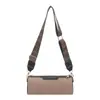 Bolso Cilíndrico de Moda para Mujer 2025 Color Mate Nuevo Bloqueo de Color Correa Ancha para el Hombro Bolso Cruzado Versátil