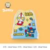 Bolsa de Dibujos Animados con Cordón de Pequeño Superman Bolsa de Almacenamiento Varios para Estudiantes Bolsa de Maquillaje Bolsa Portátil para Artículos de Tocador