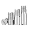 Acero Inoxidable 304 Ranura Plana Rosca Externa Cilíndrico Pasador de Posicionamiento Pasador Eje Gb878 M2M2.5M3M4M5M6M8M10
