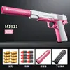 Pistola de soft bullet com estojo Glock transfronteiriça Modelo de simulação Desert Eagle 1911 pistola de brinquedo para menino arma pequena de mão geração