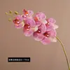 Orquídea Phalaenopsis artificial com toque realista, ornamento decorativo de alta qualidade, arranjo floral, ornamento de Phalaenopsis, atacado de flores artificiais