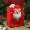 Bolsa de Regalo Navideña Transfronteriza Bolsa Souvenir de Dibujos Animados de Papá Noel Empaque de Bocadillos para Fiesta Festiva Comercio Exterior