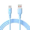 Cable de Datos con 5 Núcleos, Cable de Silicona Totalmente Compatible, Adecuado para iPhone, Huawei, Samsung, Apple Carga Rápida Cable de Carga PD