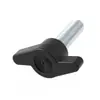 Tornillos de apriete manual con cabeza de goma tipo Z M4-M8 tornillos de ajuste de apriete manual pernos de mango tipo Z de acero al carbono pernos de apriete manual de zinc blanco