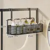 Estante de almacenamiento para baño, instalación sin taladro detrás de la puerta de la ducha, organizador multicapa de gran capacidad para gel de ducha y champú