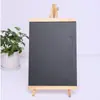 Leve quadro negro de amostra quadro de mensagens crianças do jardim de infância ensino madeira mini triângulo pequeno quadro negro quadro de mensagens