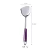 Juego de Utensilios de Cocina de Acero Inoxidable para el Hogar, Juego de Ocho Piezas Incluyendo Espátula para Cocinar, Espátula para Freír, Cuchara para Sopa, Cuchara Ranurada, Cuchara para Arroz