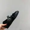 Zapatos Mary Jane Retro de Punta Cuadrada con Tacón Oculto y Tira Cruzada para Mujer 2026 Otoño Nuevo Estilo Hebilla de Moda Zapatos de Boca Baja