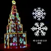 Luces Intermitentes de Colores, Luces con Forma de Copo de Nieve, Colgantes de Copo de Nieve, Luces de Copo de Nieve en el Árbol, Decoración de Jardín, Luces Decorativas Navideñas Brillantes