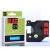 Cinta doméstica Delta D1 12mm papel de impresión fondo blanco negro 45013 DYMO Delta/cinta de etiquetas para etiquetas troqueladas