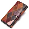 Carteira Versátil de Couro Genuíno Moda Slot para Cartão Multifuncional Clutch Porta-Moedas Mais Vendido Coleção Slot para Cartão Atacado