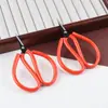 Tijeras Rojas de Punta Fina para Hogar, Civiles, Niños, Manualidades, Hilos y Tijeras Pequeñas para Fábricas de Electrónicos en Stock al por Mayor