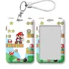 Porta-Cartões Temático de Aventura do Mario, Capa Protetora para Cartão de Ônibus, Cartão de Estudante do Campus, Porta-Cartão de Refeição, Crachá de Identificação do Trabalho, Cartão de Acesso com Cordão