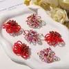 Acessórios de Brinco DIY Flor de Franja com Contas Coloridas Versáteis Vintage, Clipes Laterais, Pingentes de Sapato e Acessórios de Decoração de Sapato