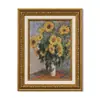 Xiyin TEME Suministro Transfronterizo Marco Retro Monet Floral Fruta Naturaleza Muerta Pintura Sala de Estar Comedor Vestíbulo Arte de Pared Decorativo