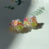 Pendientes Grandes de Flor Estilo Vacaciones de Verano en la Costa, Pendientes Exagerados de Paja Bohemia, Aretes para Mujer, Perfectos para Fotos de Viaje