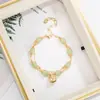 Pulsera de Campana de Doble Capa de Jade Hetian, Tendencia Nacional Diseño de Nicho, Joyería Elegante Versátil de Gama Alta, Nueva Tendencia de Moda 2022