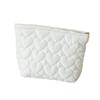 2023 Novo Japonês e Coreano Acolchoado Amor Clutch Bolsa Forro Grande Capacidade Bolsa de Cosméticos Bolsa para Batom Bolsa Feminina