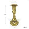 Candelabro de pie alto estilo europeo transfronterizo, lámina dorada vintage, copa para vela, contenedor para vela de cena a la luz de las velas, adornos de decoración para bodas