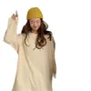 Otoño 2026 Nueva Camiseta de Manga Larga Lisa de Color Sólido Estilo Coreano Suelta para Mujer, Adecuada como Ropa Exterior, Top Versátil para Estudiantes, Ropa de Mujer de Moda