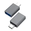 Adaptador Otg USB 3.0 Liga de Alumínio Tipo-C Adaptador Otg Suporta Celular e Computador Conversor de Pen Drive