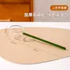 Cuchara de Vidrio de Borosilicato Alto con Mango Largo, Resistente a Altas Temperaturas, Mango Colorido, Versión Exquisita Engrosada, Cuchara Específica de Cocina para Verter Aceite y Sazonar