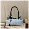 Bolso de Hombro Grande de Mezclilla para Mujer Transfronterizo, Nuevo Bolso de Mano de Nicho de Gama Alta para Viajar, Bolso de Hombro Retro