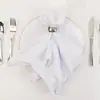 Guardanapo de cetim fosco, guardanapo dobrado, pano de limpeza de copos, banquete de casamento de hotel, guardanapo quadrado pequeno decorativo estilo americano