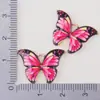 Pendente de Borboleta com Gotejamento de Óleo Estilo Cartoon Coreano DIY Colar Brincos Pulseira Pingentes Acessórios de Joias Materiais Venda Quente Transfronteiriça