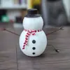 Transfronterizo Nuevo Más Vendido Hablante Animado Parpadeante Muñeco de Nieve Cambiando Expresión Cantando Muñeco de Nieve Navidad Creativo