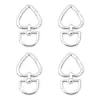 2 Llaveros de Aleación Corazón de Melocotón Accesorios DIY Hebillas para Joyería Hebillas para Bolsos Llaveros con Anilla de Resorte Llaveros al por Mayor Hebillas para Equipaje