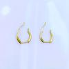 Brincos de contas redondas de pérolas de prata esterlina s925 de corpo inteiro, acessórios, brincos redondos de prata esterlina de 9-10 mm com brincos banhados a ouro verdadeiro