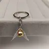 Colgante de Llave de Snitch Dorada Europea y Americana Llavero de Aleación Estilo Bohemio Harry Potter Venta al por Mayor Yiwu