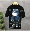 Camiseta de manga corta con estampado de dibujos animados de alta gama para hombre, nueva camiseta de verano de media manga para hombre, hermosa camiseta de marca de moda para hombre