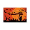 Tela de Fondo para Decoración de Halloween Bandera de Jardín Pancarta Pareados Día de Muertos Suministros para Fiesta en Bar Personalización de Banderas