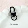Llaveros pintados multicolores tipo caramelo accesorios para joyería DIY juguetes de peluche llaves de colores hebillas pequeñas de puerta al por mayor