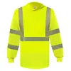 Camiseta Reflectante de Manga Larga, Protección Solar, Ropa Reflectante de Advertencia para Obra, Ropa Reflectante de Alta Visibilidad, Ropa Reflectante para Obra con Logo Personalizable
