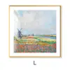Diecisiete Obras Maestras Nórdicas de Arte de Nicho: Arte de Pared para Sala de Estar, Pinturas Decorativas Estilo Madera para Comedor, Murales de Pared de Van Gogh y Monet para Dormitorio