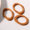 Zhen Tu Marco Oval Hueco Cóncavo-Convexo Irregular Accesorios de Resina Materiales para Pendientes y Accesorios para el Cabello Hechos a Mano DIY Venta al por Mayor