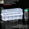 Caixa de armazenamento de frascos de 2ml 5ml, caixa plástica para frascos de vacina, caixa com 10 unidades para frascos de insulina, caixa para frascos de pó liofilizado