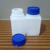 Botella Cuadrada de Boca Ancha Química 250ml Plástico Botella de Reactivo Sólido Botella de Muestra de Polvo Agrícola Botella de Agente Desatascador de Tuberías