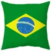 Funda de almohada con estampado de bandera del Mundial de Amazon Transfronterizo Cojín Cabecero Decoración Suave Celebración Festiva Regalo