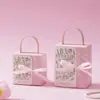 Caja de Dulces para Boda, Caja de Dulces Europea de Alta Gama y Nicho, Nuevo Modelo 2026, Caja de Regalo para Empaque de Dulces de Boda Estilo Ins, Caja de Regalo Souvenir