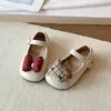 Zapatos de cuero suaves y lindos para niñas, nueva colección primavera/verano 2026, zapatos Mary Jane de moda y versátiles para niños