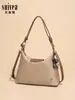 Bolsa de Ombro Axilar Simples de Nylon de Grande Capacidade 2025 Nova Moda High-End Bolsa Dumpling Estilo Preguiçoso Bolsa Tote
