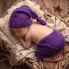 Ropa de estilo elfo tejida a mano con mohair para fotografía infantil, de punto para fotos de bebé, nueva, transfronteriza