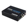 Operação hdmi conversor av svideo para hdmi caixa de adaptador de alumínio preto shell s terminal para TV de alta definição