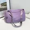 Bolsa Nueva de Tela de Nylon de Gran Capacidad Color Sólido Simple Bolsa de Almacenamiento para Deportes al Aire Libre Bolso Cruzado Casual Ligero