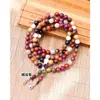 Pulsera de Madera con Cuentas Duobao Pulsera de Cuentas de Buda